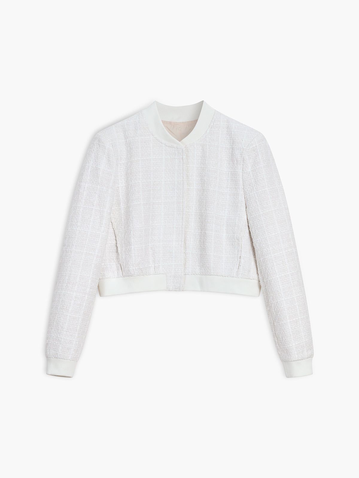 Crop Tweed Jacket sold by COMMENSE