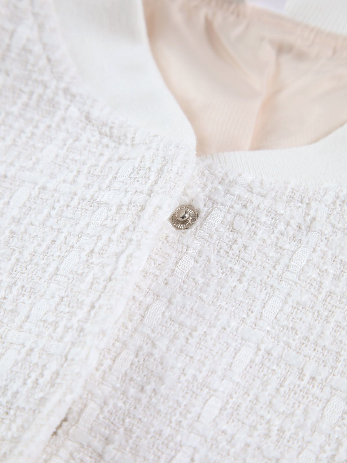 Crop Tweed Jacket sold by COMMENSE product image thumbnail 3