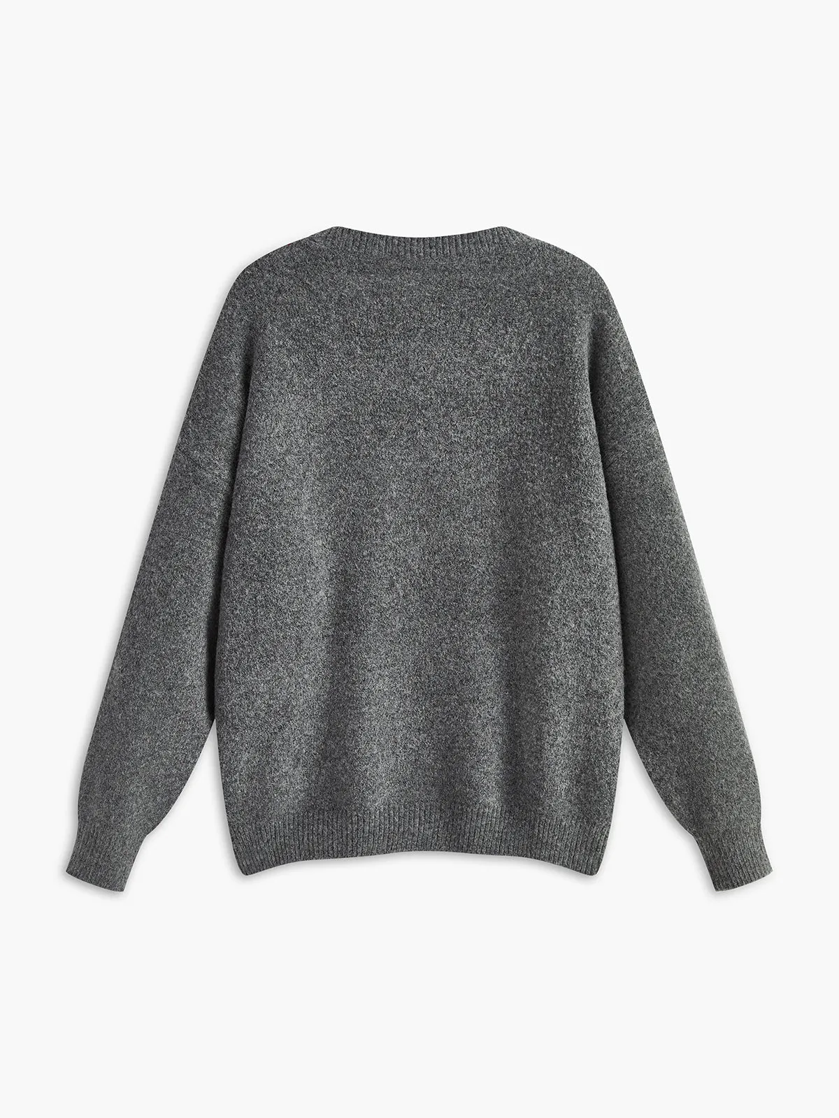 Cotton Blends Cherry Printed Pullover Sweater sold by COMMENSE product image thumbnail 2