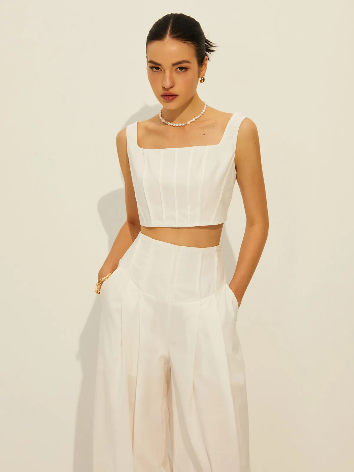 Pockets Zipper Pants Set sold by COMMENSE product image thumbnail 3