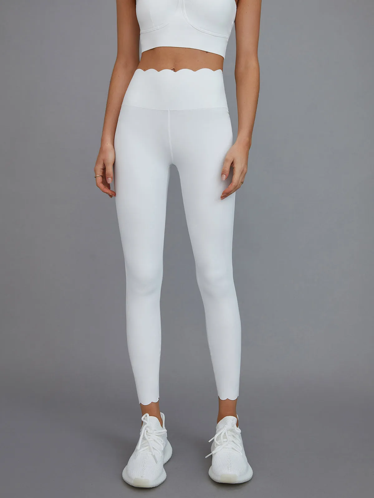 Scalloped Trim Leggings sold by COMMENSE product image thumbnail 5