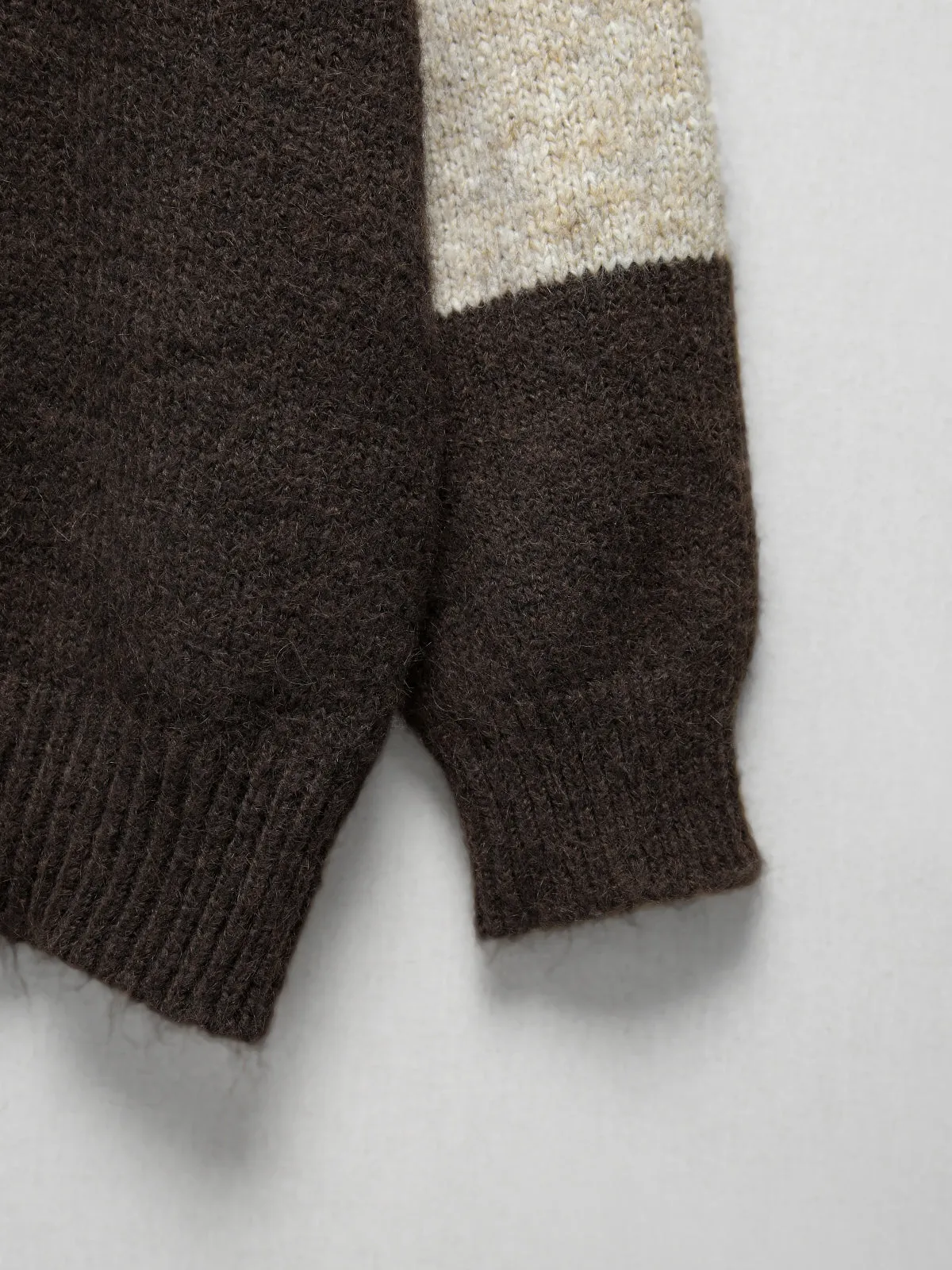 Chocolate Stripe Sweater sold by COMMENSE product image thumbnail 3