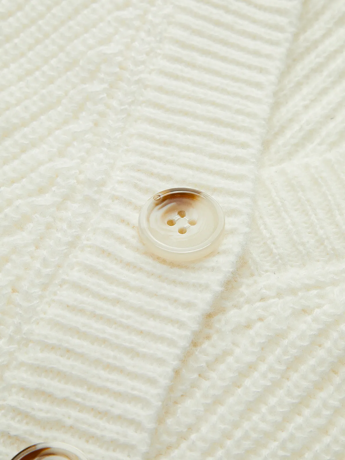 Lazy Style Asymmetrical Loose Button Cardigan sold by COMMENSE product image thumbnail 5