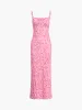 Summer Crush Floral Print Backless Cami Long Dress sold by COMMENSE