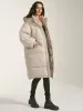 Long Hooded Puffer Parka Coat sold by COMMENSE