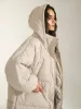 Long Hooded Puffer Parka Coat sold by COMMENSE