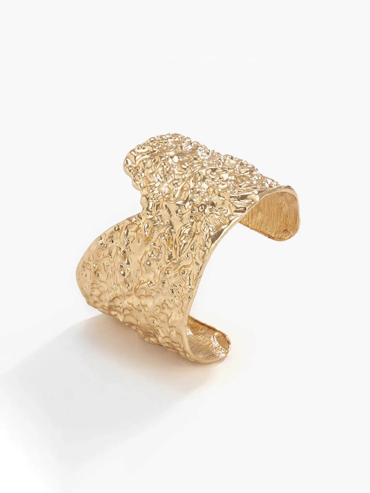Irregular Gold Cuff Bracelet sold by COMMENSE product image thumbnail 2