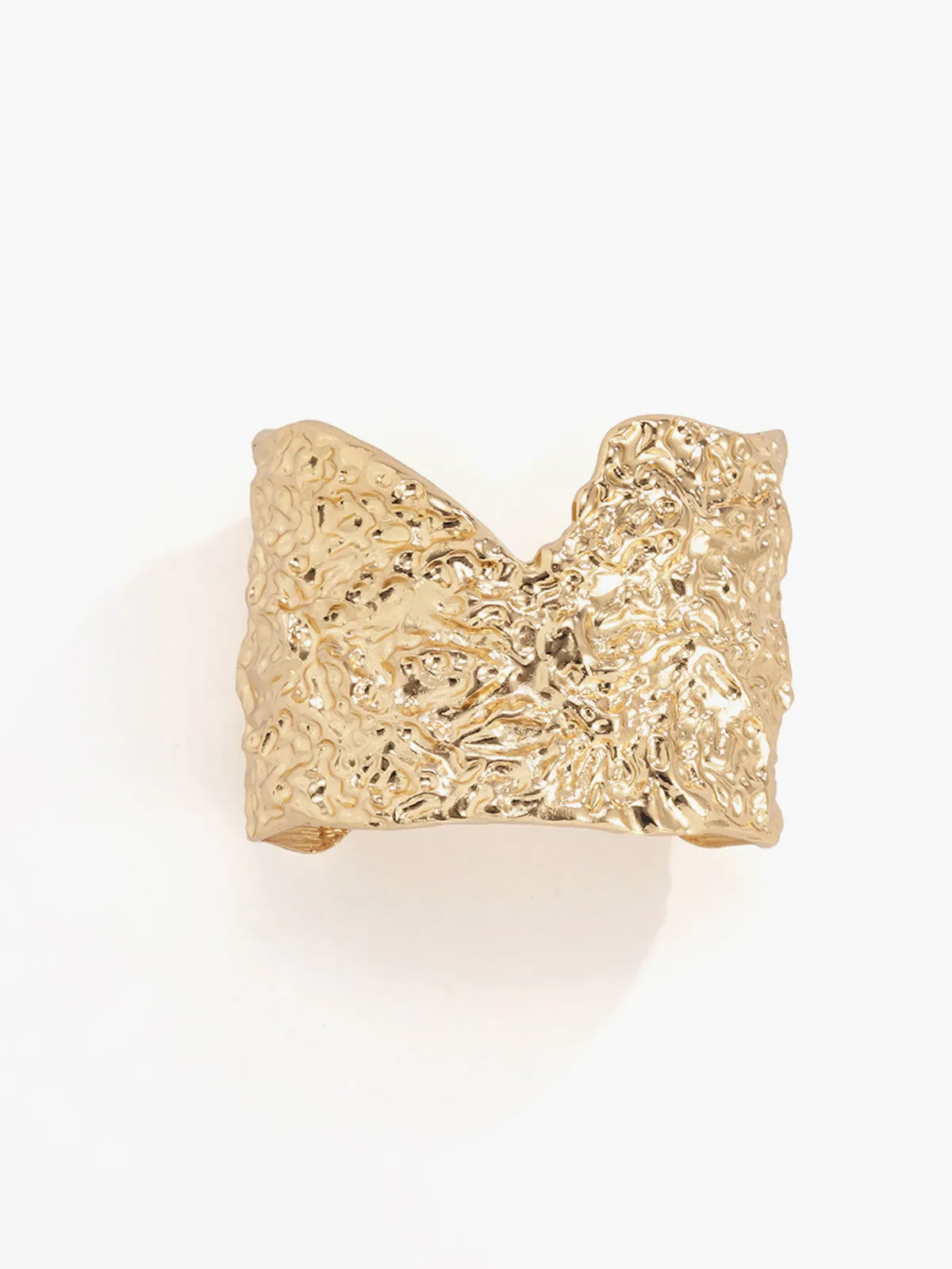 Irregular Gold Cuff Bracelet sold by COMMENSE product image thumbnail 3