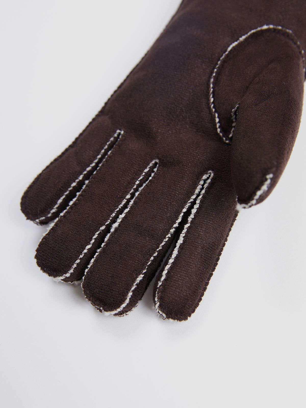 Shearling Leather Gloves sold by COMMENSE product image thumbnail 4