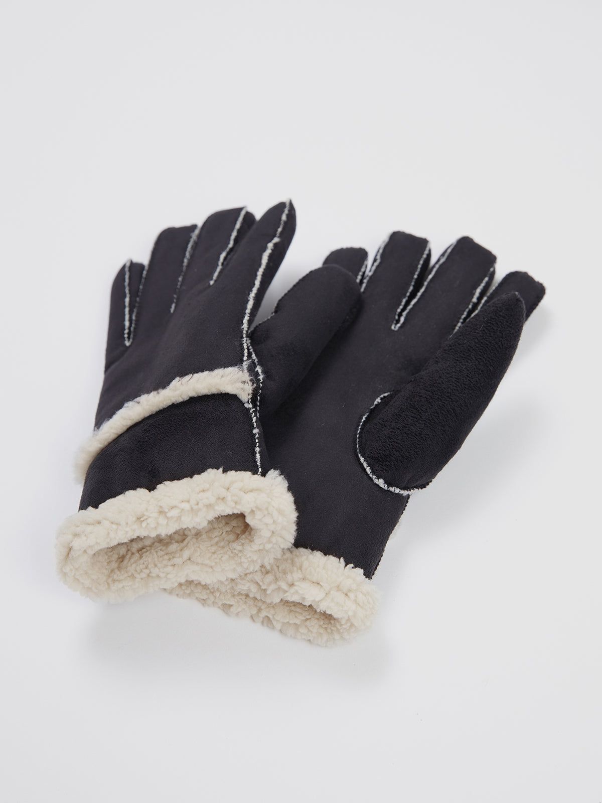 Shearling Leather Gloves sold by COMMENSE product image thumbnail 5