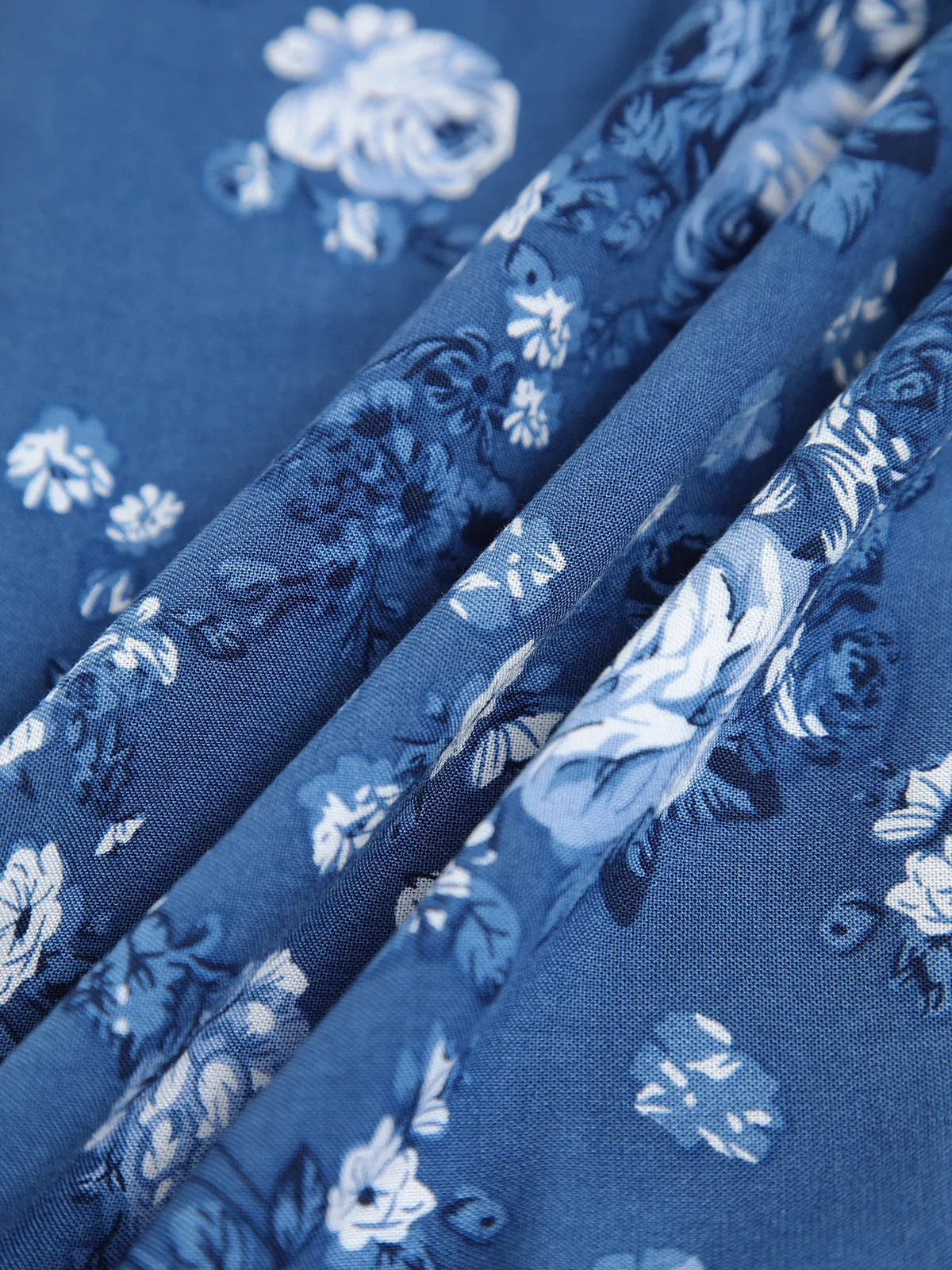 Floral Printed Tie-Waist Maxi Skirt sold by COMMENSE product image thumbnail 5