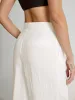 High Waisted Wide Leg Linen Pants sold by COMMENSE