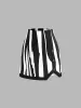 Color Block Invisible Zipper Mini Skirt sold by COMMENSE