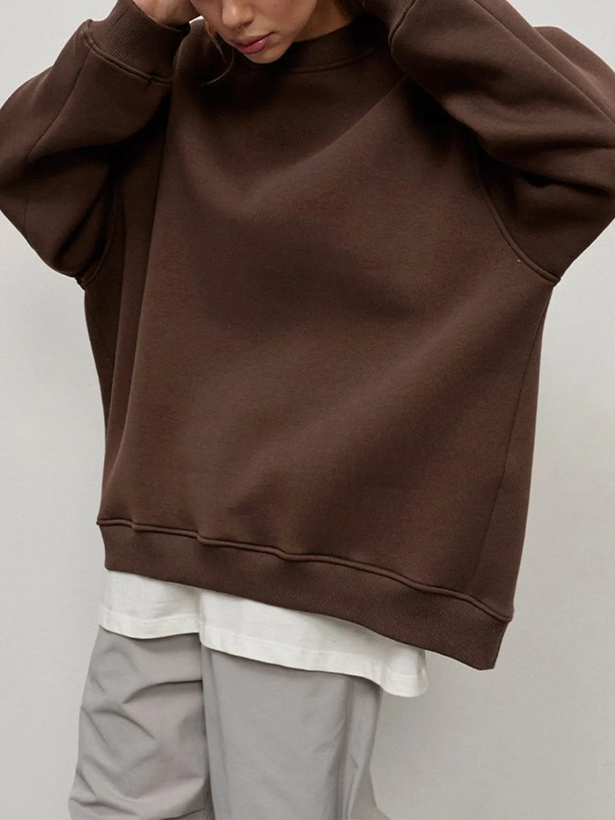 Always Natural Oversized Sweatshirt sold by COMMENSE product image thumbnail 2