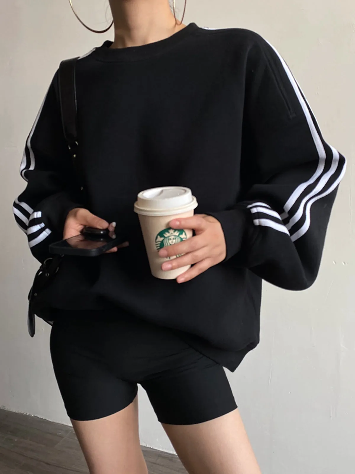 Oversized Panel Sweatshirt sold by COMMENSE product image thumbnail 2