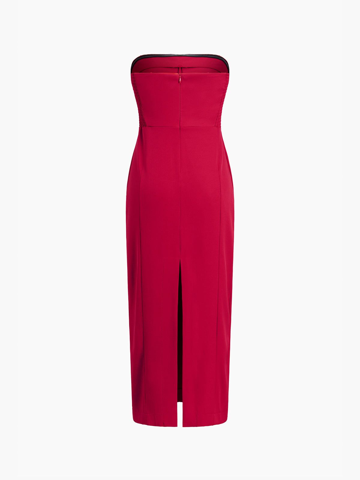 Barcelona Zippered Tube Midi Dress sold by COMMENSE product image thumbnail 2