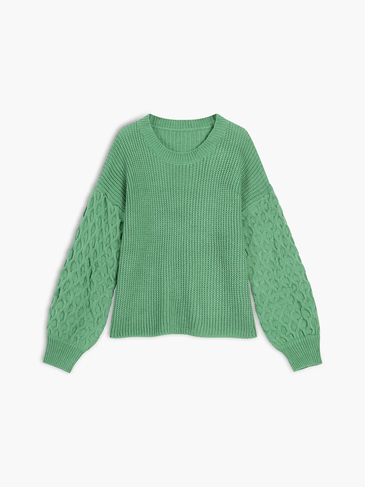Acquainted Cable Knit Sweater sold by COMMENSE