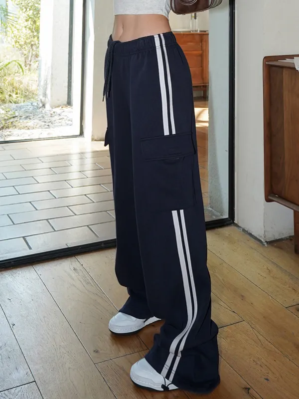 Side Panel Cargo Sweatpants sold by COMMENSE