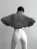 Cable Knit Turtleneck Oversized Sweater sold by COMMENSE