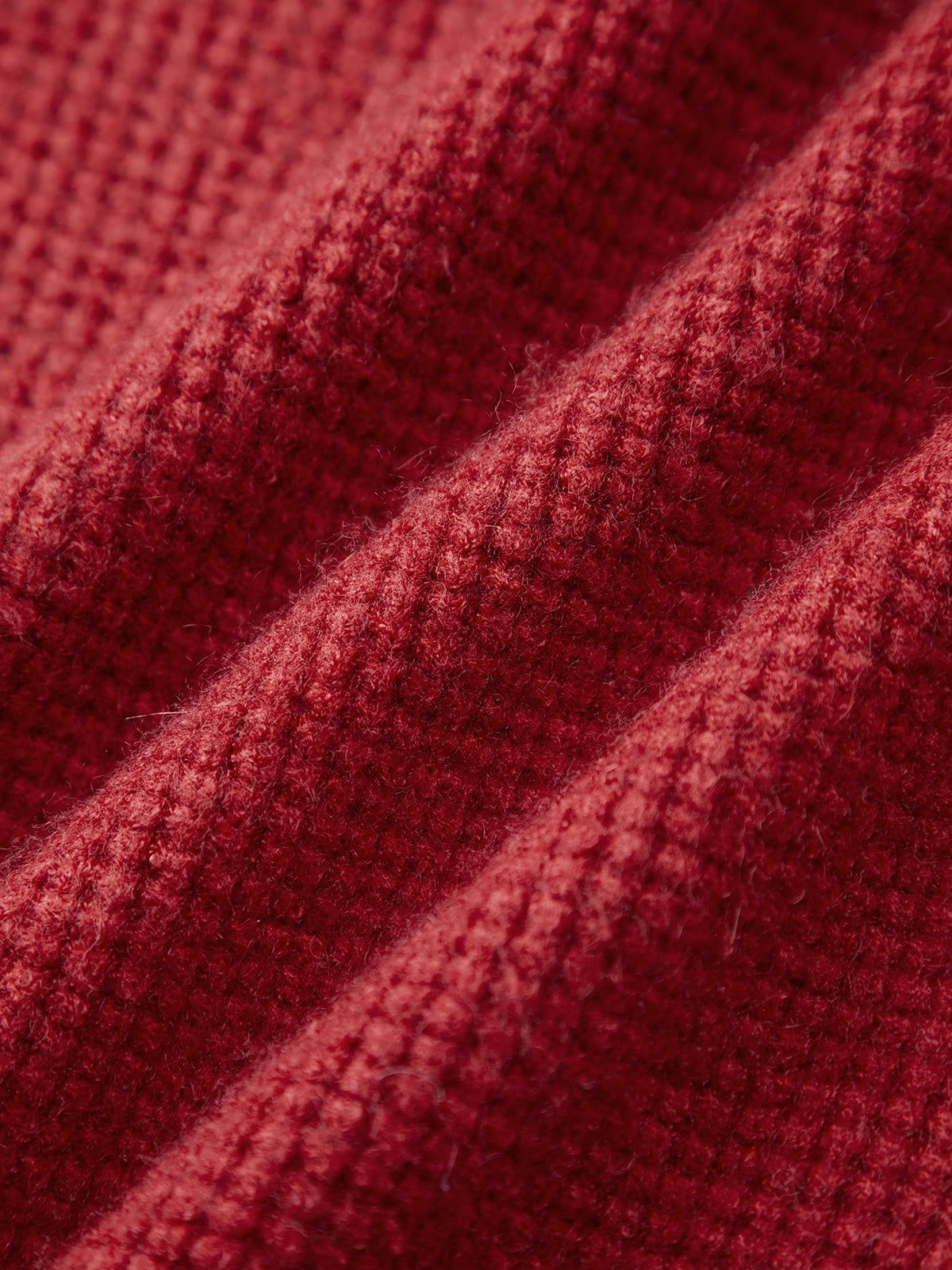 Poinsettia V-Neck Sweater sold by COMMENSE product image thumbnail 2