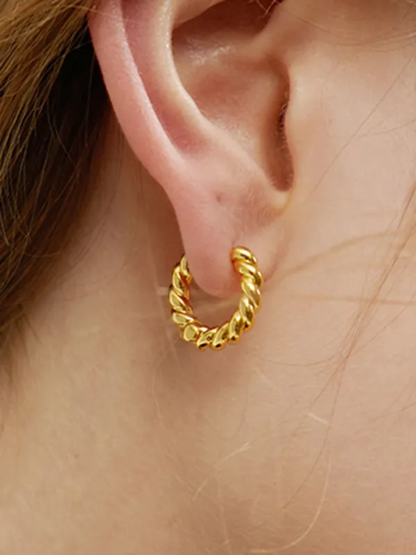 French Croissant Earrings sold by COMMENSE