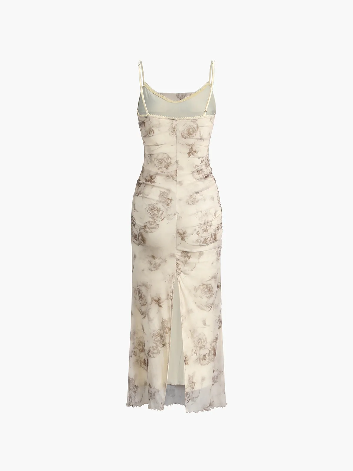 Roses Paradise Floral Cami Long Dress sold by COMMENSE product image thumbnail 2