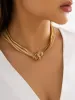 Snake Shape Knotted Necklace sold by COMMENSE