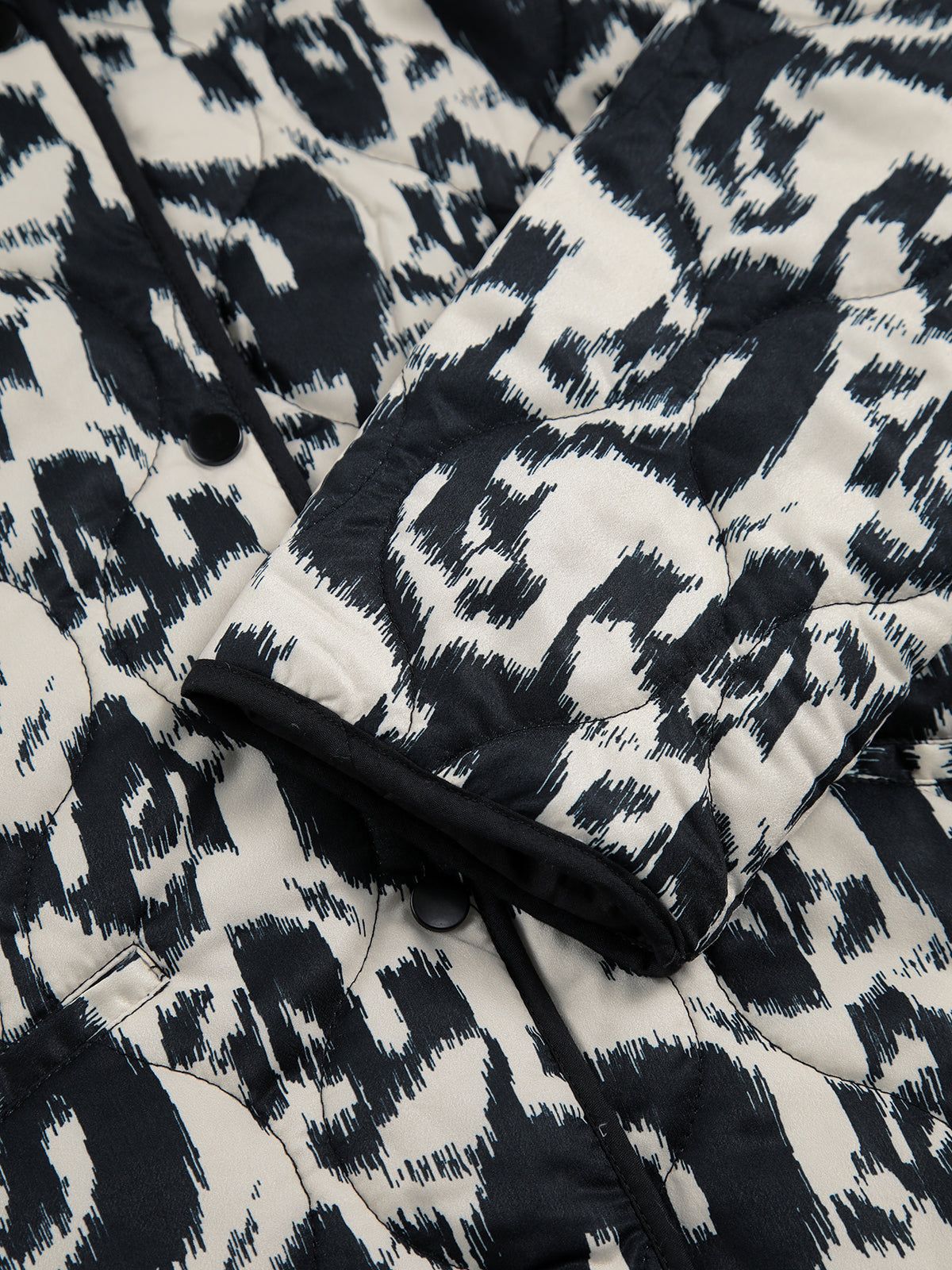 Leisure Tie Dye Quilted Coat sold by COMMENSE product image thumbnail 5