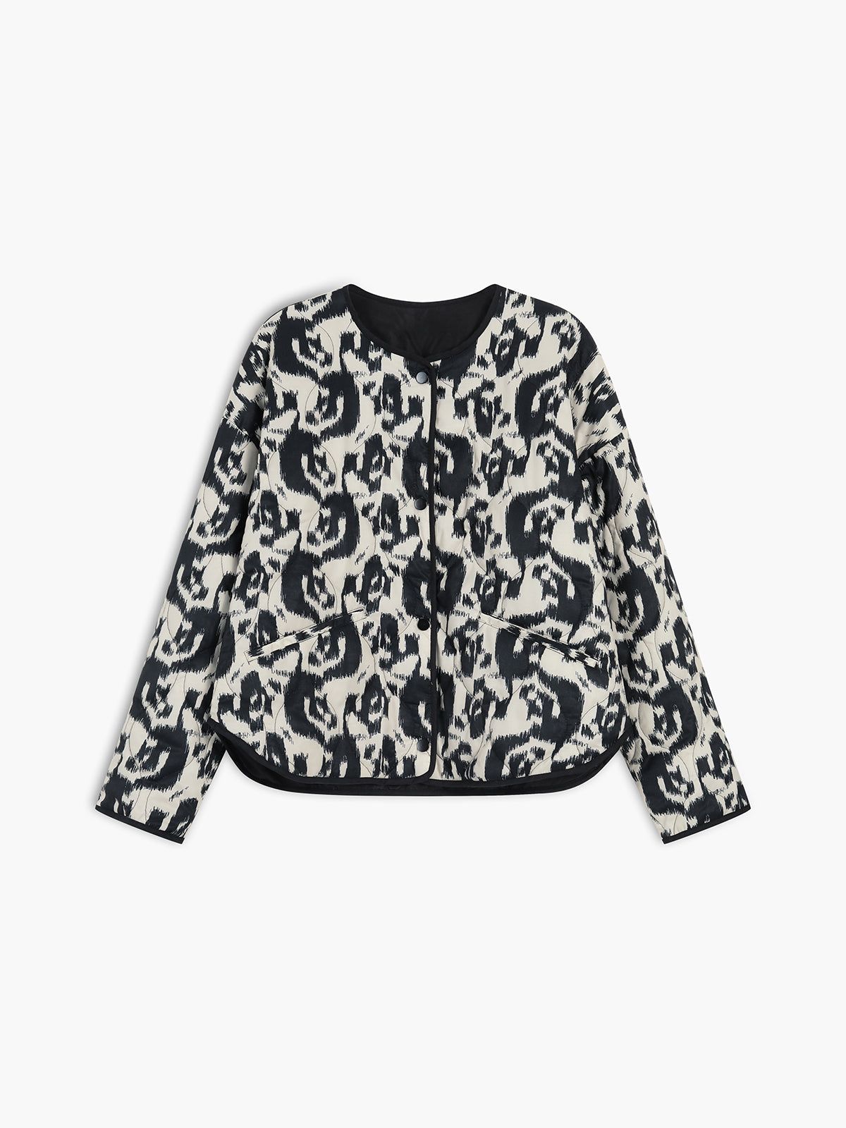 Leisure Tie Dye Quilted Coat sold by COMMENSE product image thumbnail 2