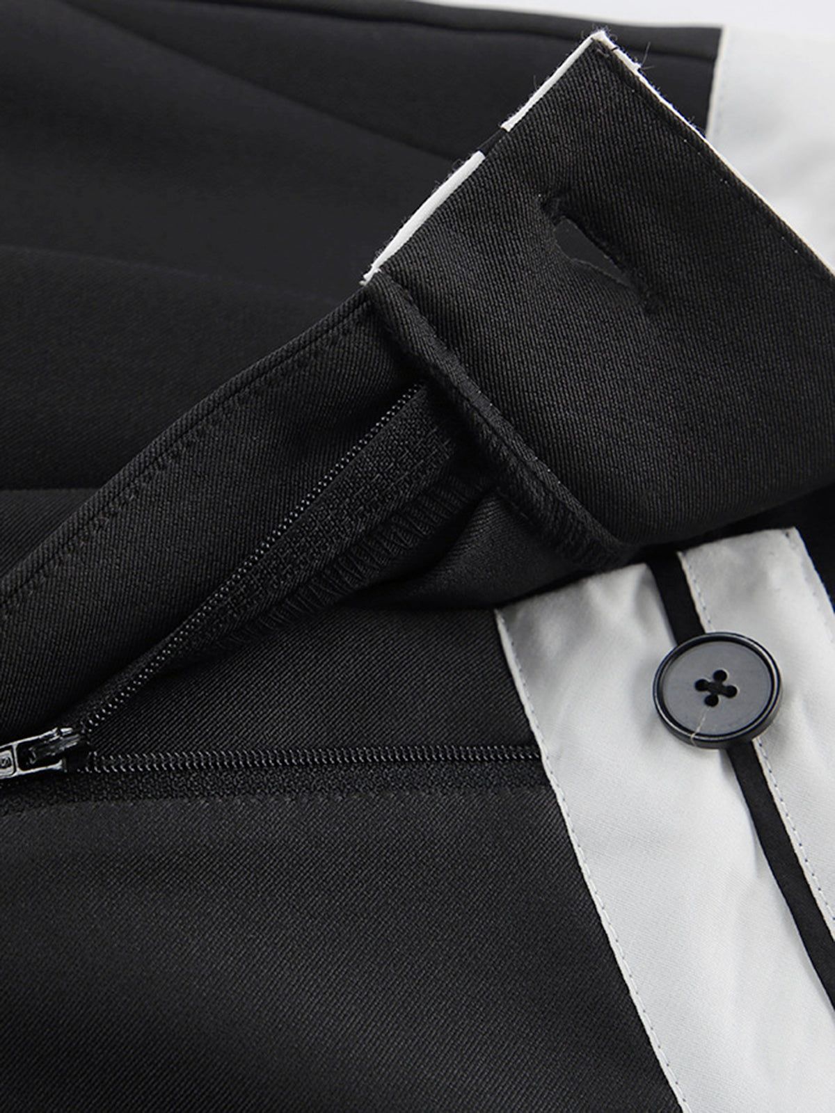 Reversible Waistband Smart Wide Leg Pants sold by COMMENSE product image thumbnail 5