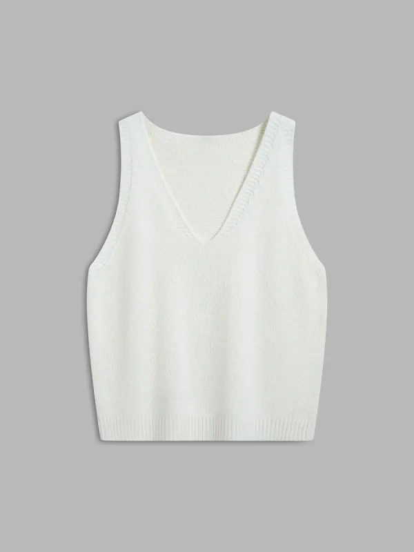 Snowflake Sweater Vest sold by COMMENSE