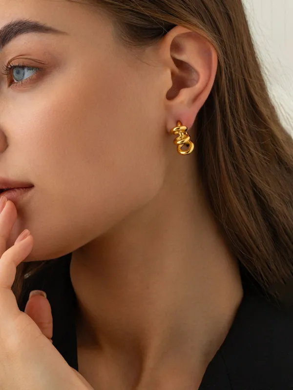 Annulus Hoop Earrings sold by COMMENSE