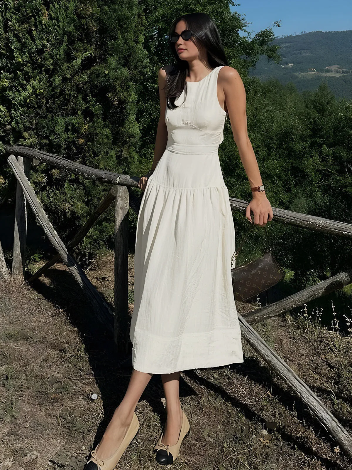 Minimalism Tank Midi Dress sold by COMMENSE product image thumbnail 3