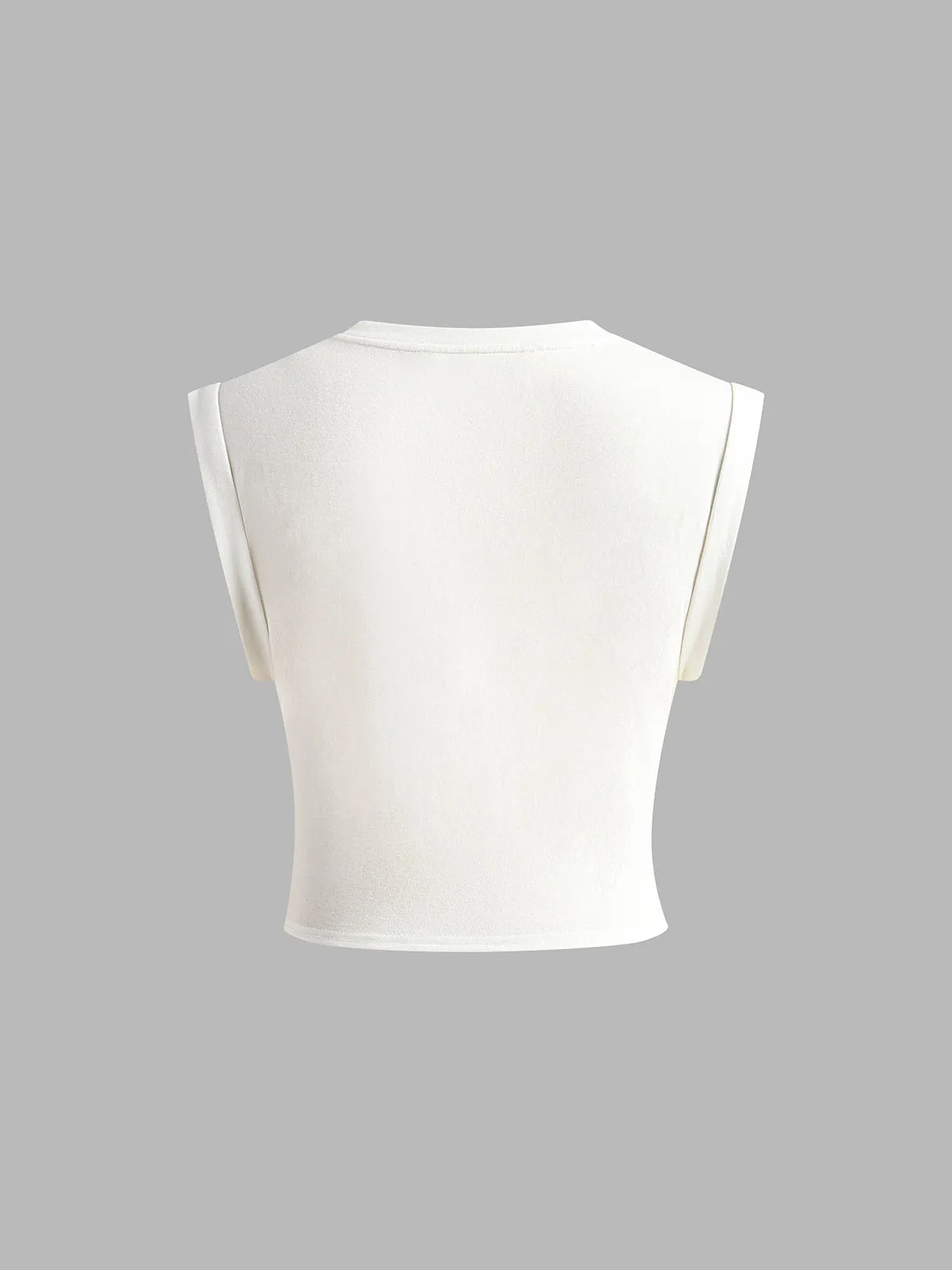 Cotton Knotted T-Shirt sold by COMMENSE product image thumbnail 2
