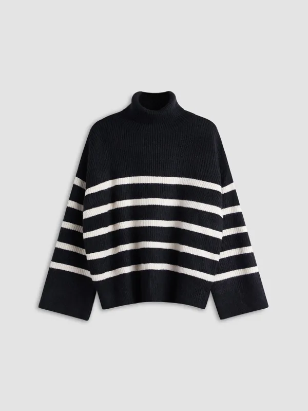 Wear Your Stripes Pullover Sweater sold by COMMENSE