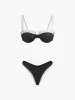 Contrast Underwire Bikini Set sold by COMMENSE