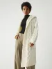 Cable Knit Hooded Longline Cardigan sold by COMMENSE
