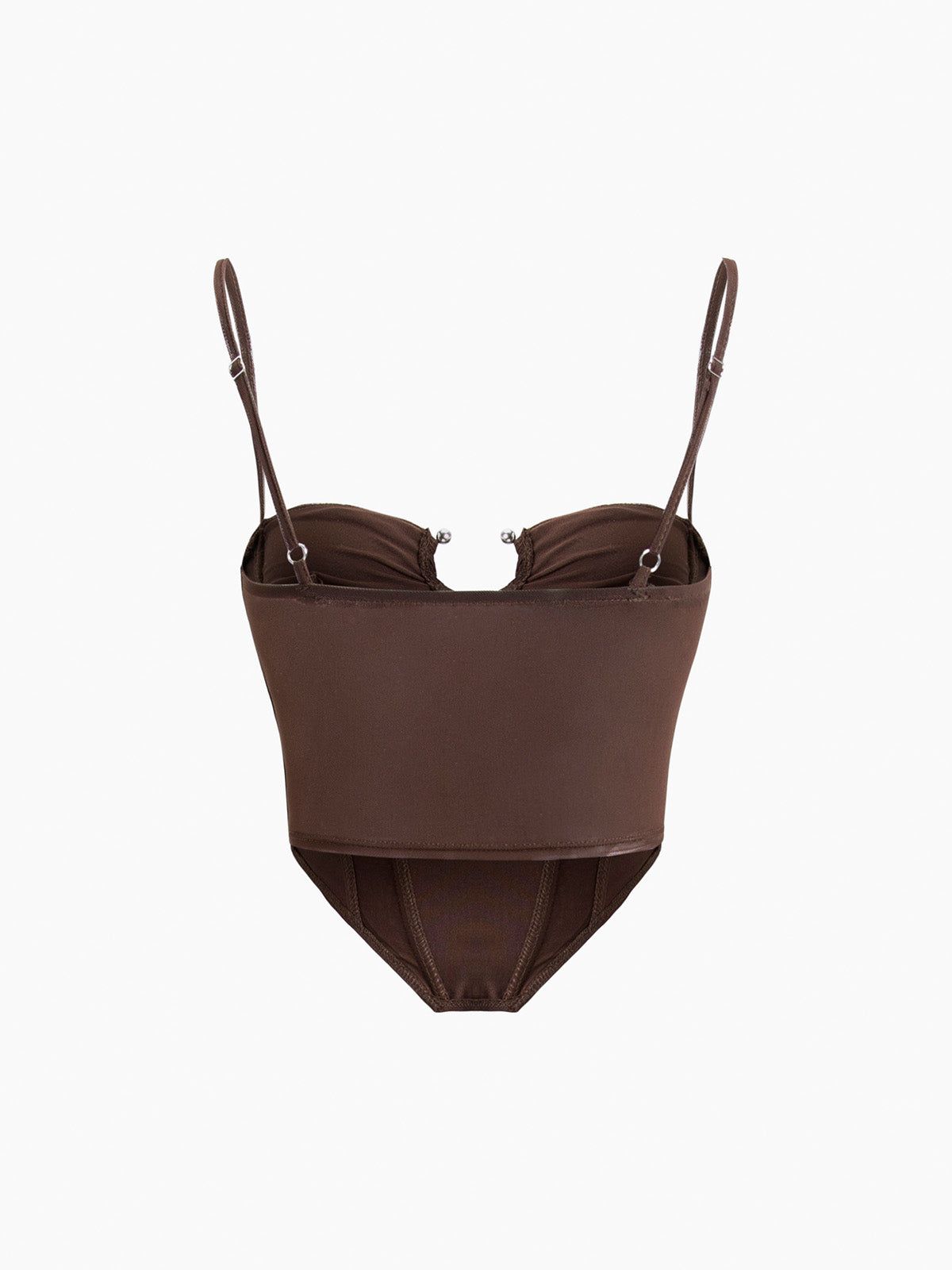 Mesh Bustier Crop Corset Top sold by COMMENSE product image thumbnail 2