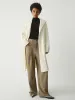 Cable Knit Hooded Longline Cardigan sold by COMMENSE
