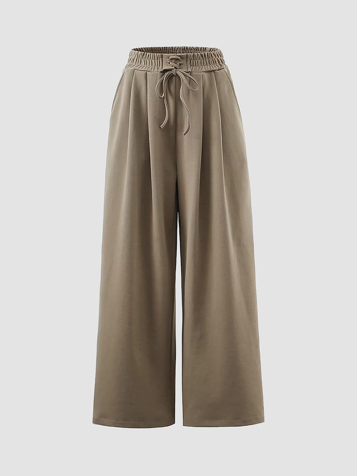 Solid Drawstring Baggy Sweatpants sold by COMMENSE product image thumbnail 3