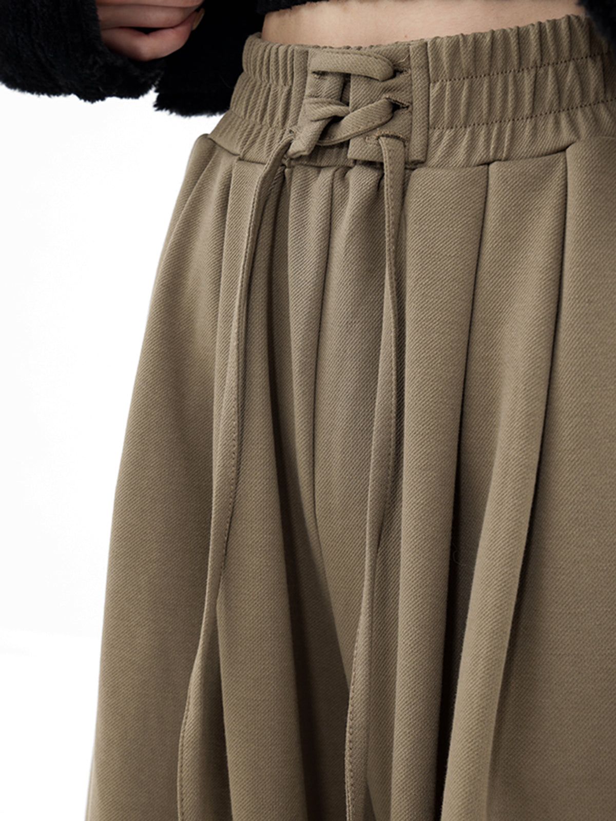 Solid Drawstring Baggy Sweatpants sold by COMMENSE product image thumbnail 7