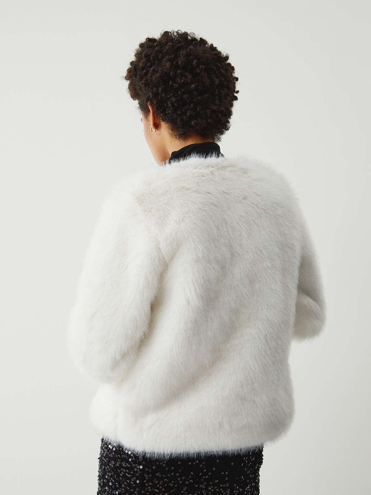 Faux Fur Jacket sold by COMMENSE product image thumbnail 5