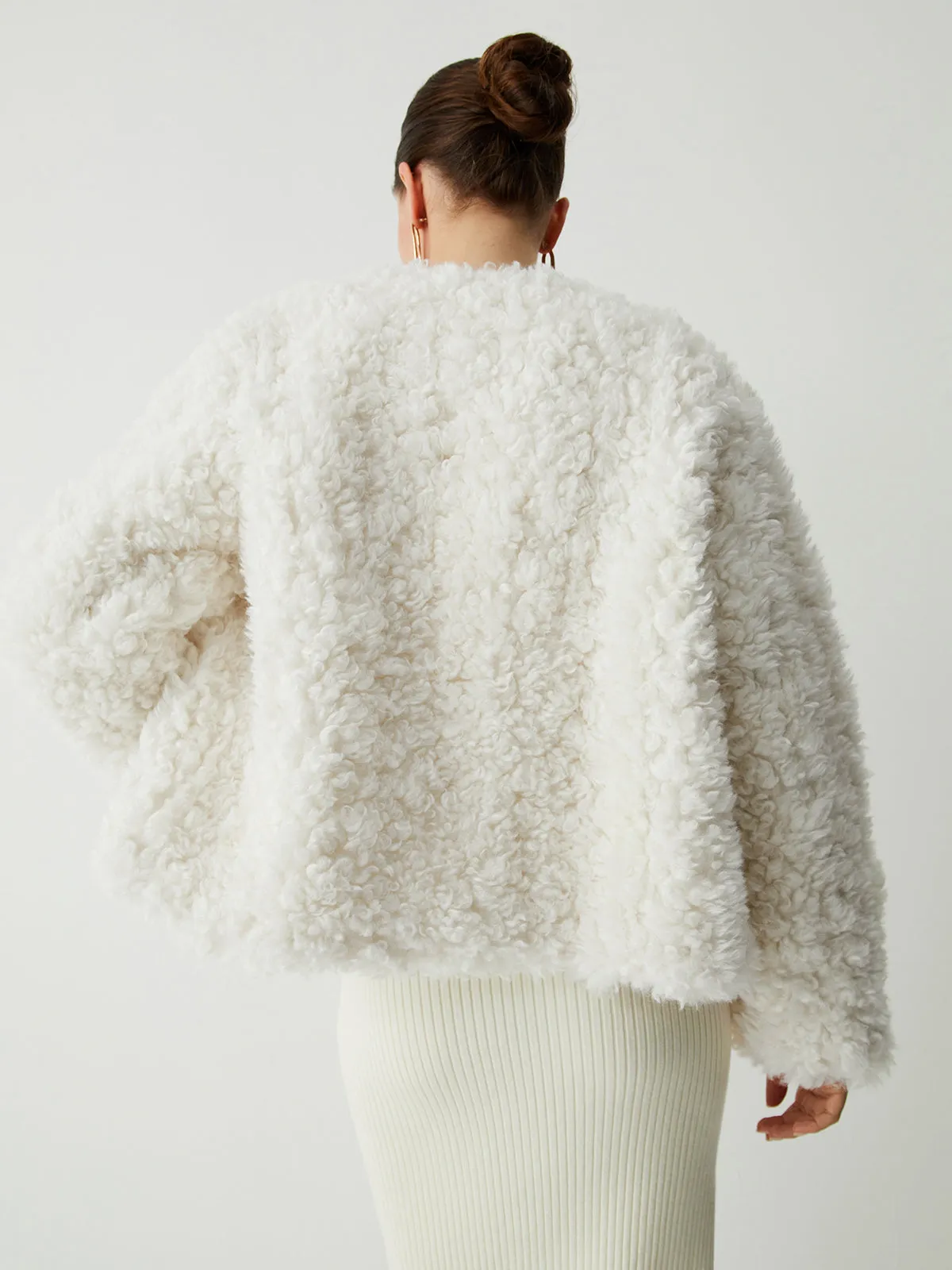 Double Pockets Fleece Jacket sold by COMMENSE product image thumbnail 5