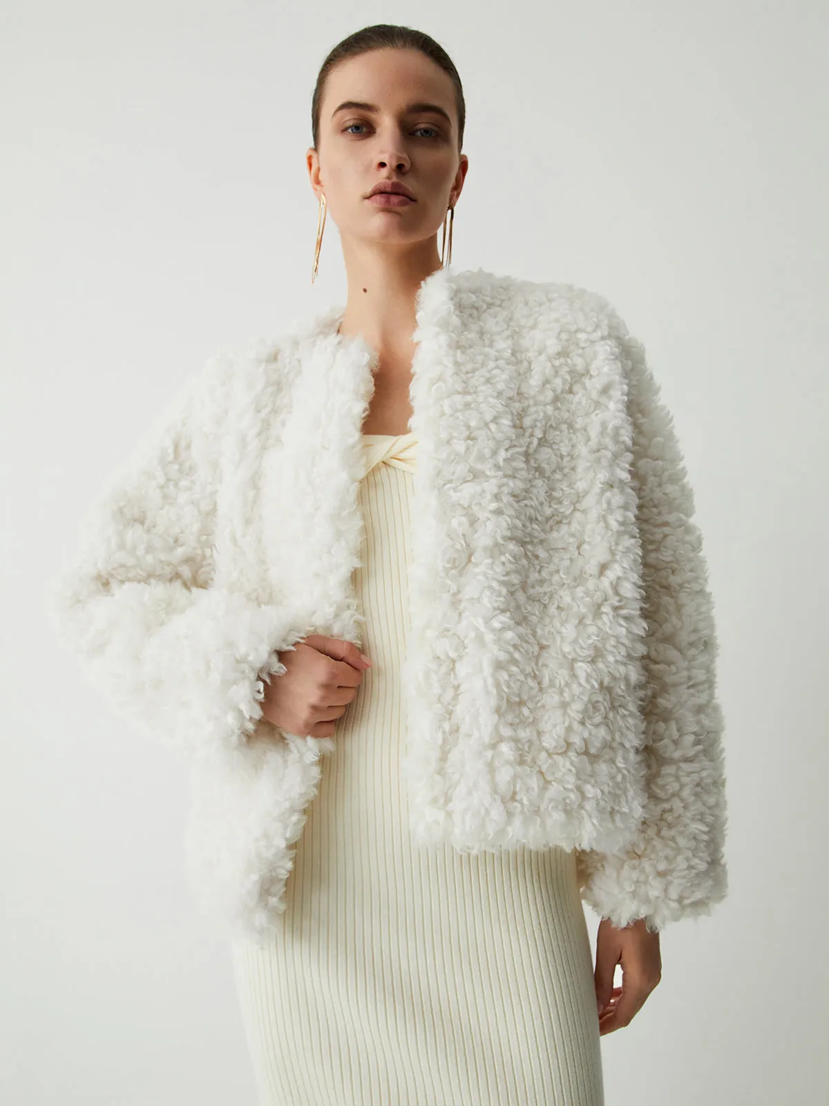 Double Pockets Fleece Jacket sold by COMMENSE product image thumbnail 2