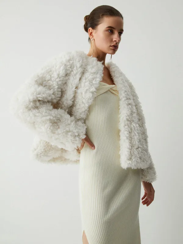 Double Pockets Fleece Jacket made by COMMENSE