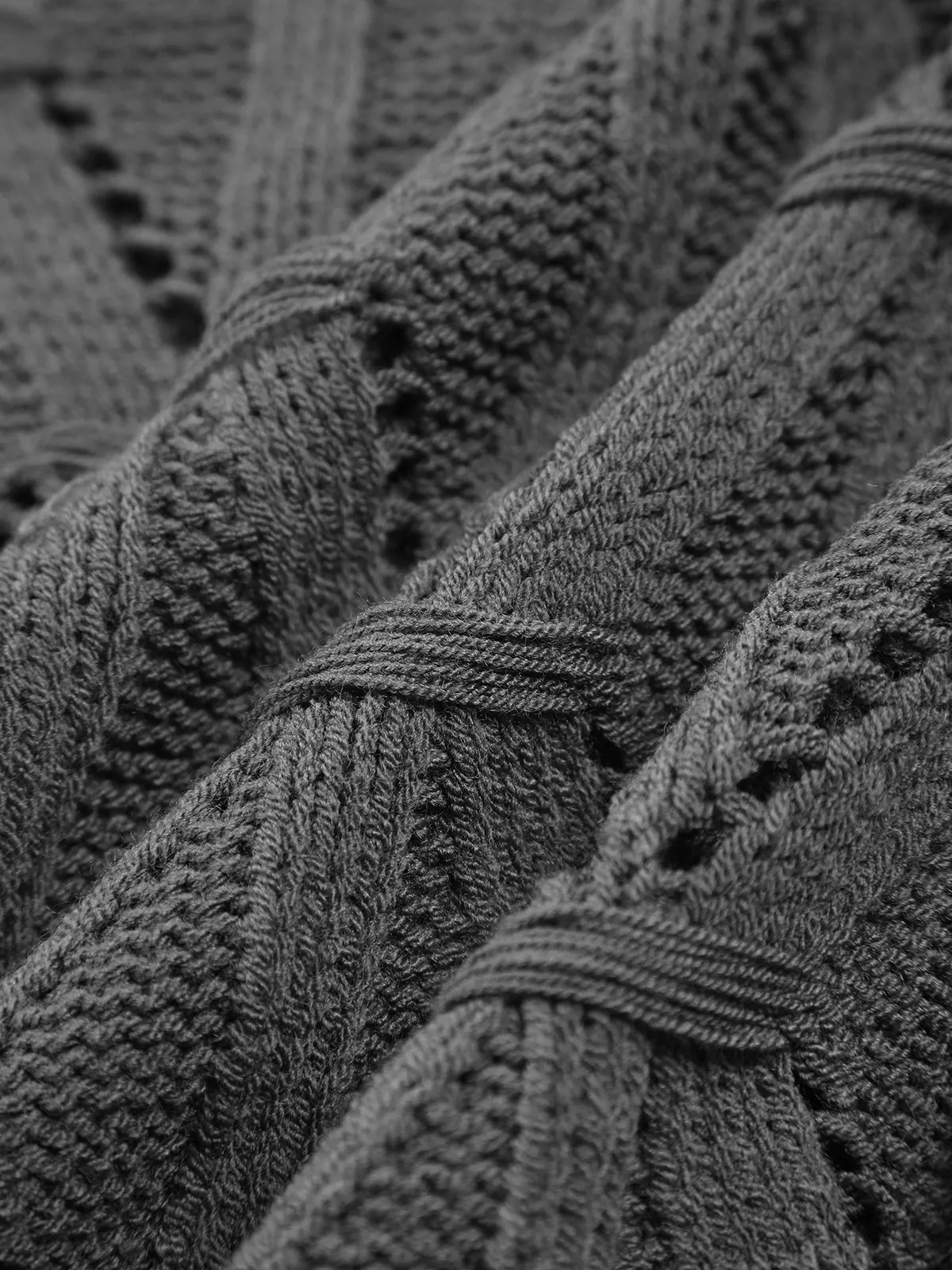 Coffee Run Cable Knit Sweater sold by COMMENSE product image thumbnail 3