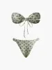 Print Strapless Bikini Set sold by COMMENSE