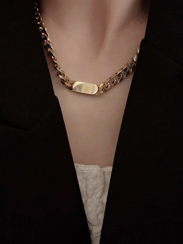 Minimalist Chain Necklace sold by COMMENSE