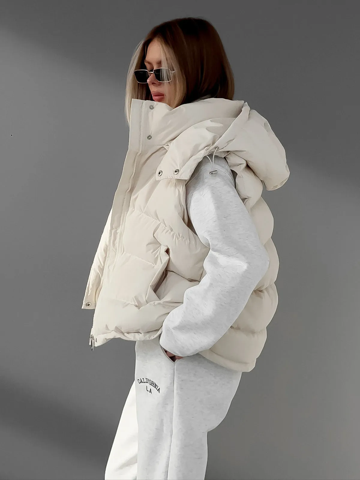 Lightweight Quilted Puffer Down Coat sold by COMMENSE product image thumbnail 2
