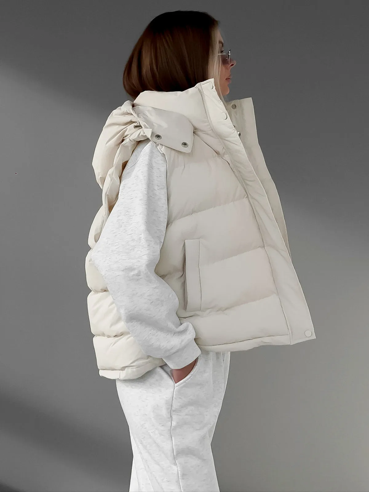 Lightweight Quilted Puffer Down Coat sold by COMMENSE product image thumbnail 3